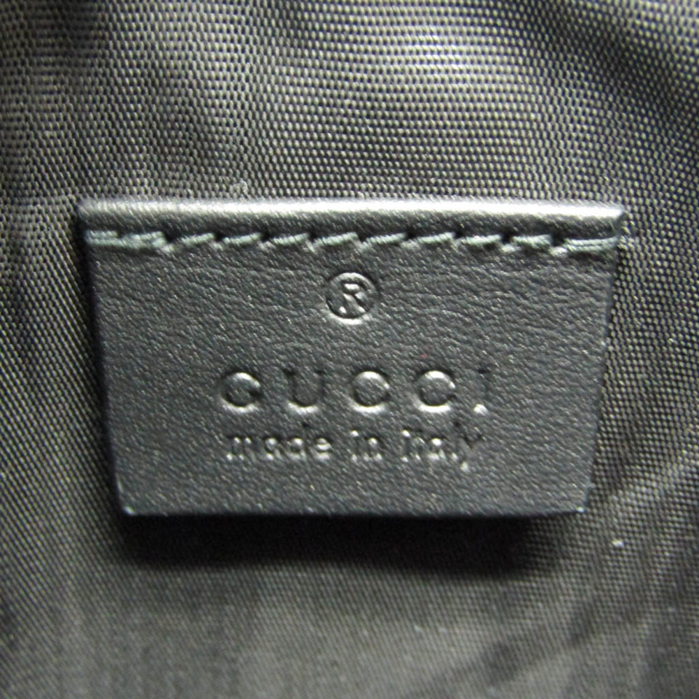 GUCCI Authentic Black Leather Shoulder Bag - Picture 10 of 12